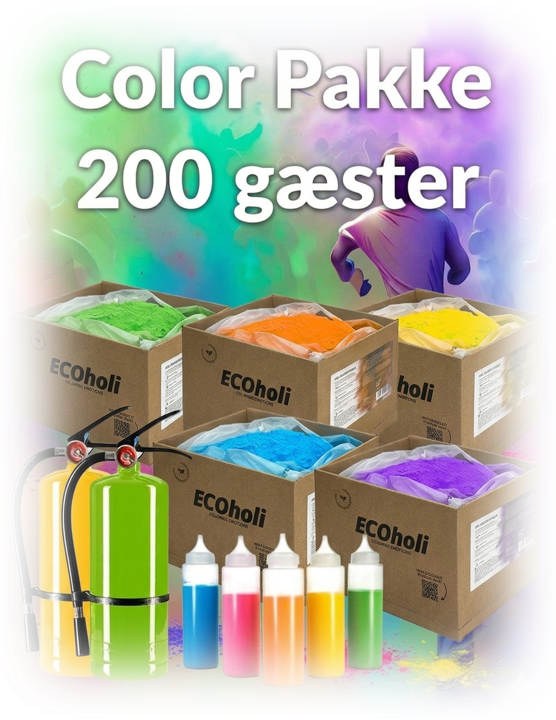 Color Run Pakke til 200 gæster