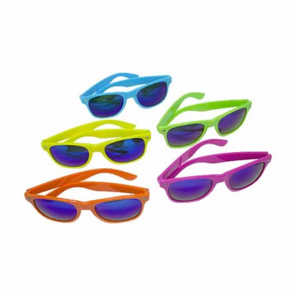 Solbriller til color run, solbriller til karneval, karnevals briller