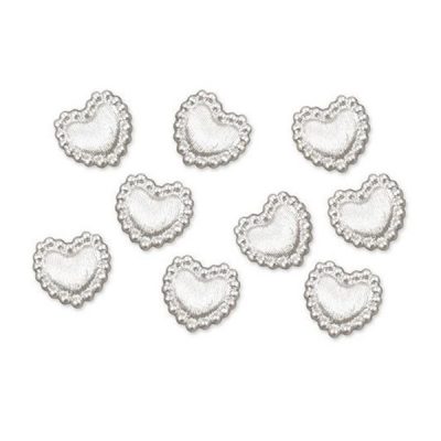 Perle hjerte konfetti (25 stk.)