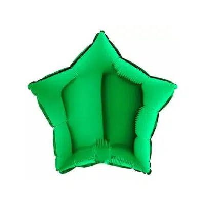 Folie Ballon Stjerne 48cm - Mørkegrøn