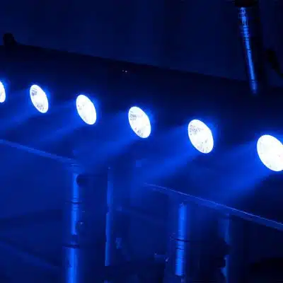 EUROLITE LED BAR-6 QCL RGB+UV Blå Effekt