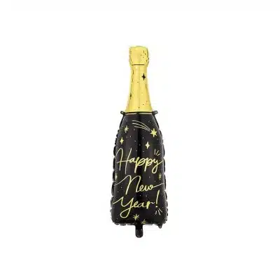 Folie Ballon 'Happy New Year' Flaske