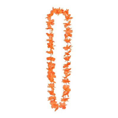 Hawaii Krans Orange 100cm