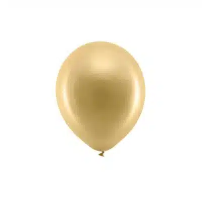 Metalliske Guld Balloner 23cm (100 stk.)