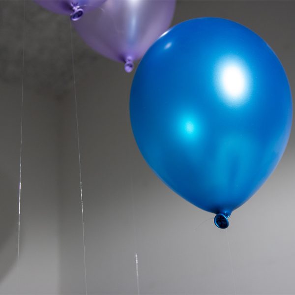 oppustede helium balloner