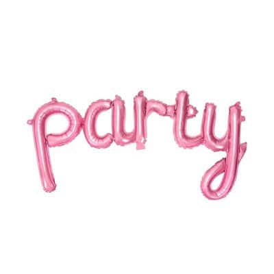 Folieballon Party Pink
