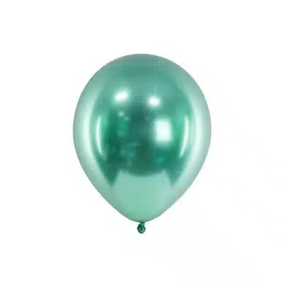 Latex Ballon Glossy Grøn 30 cm (10 stk.)