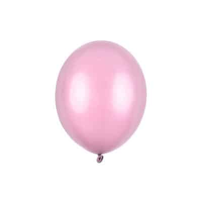 Latex Ballon Metallisk Candy Pink 30 cm (10 stk.)