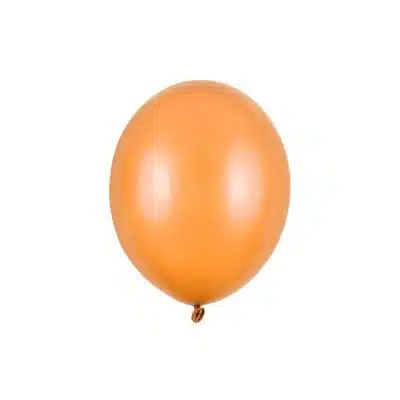 Latex Ballon Metallisk Mandarin 30 cm (10 stk.)