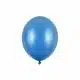 Latex ballon Metallisk blå 30 cm (10 stk)
