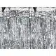 Party curtain, Sølv, 90x250cm
