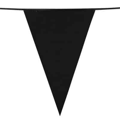 Vimpel Banner Sort (14 x 10,5 cm)(3 m)