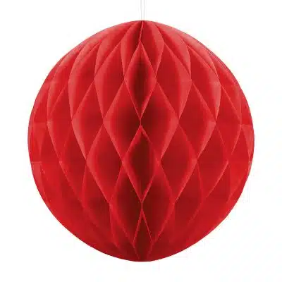 Honeycomb Rød (30cm)