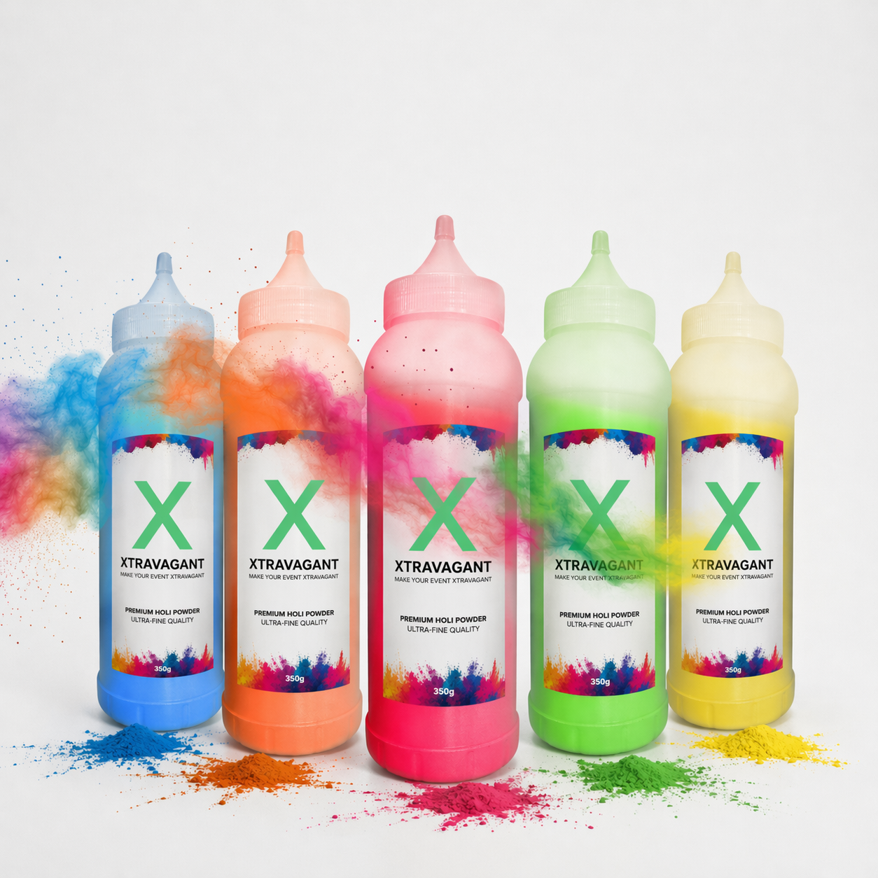 Farvepulver Sprayflaske (5 x 350g)