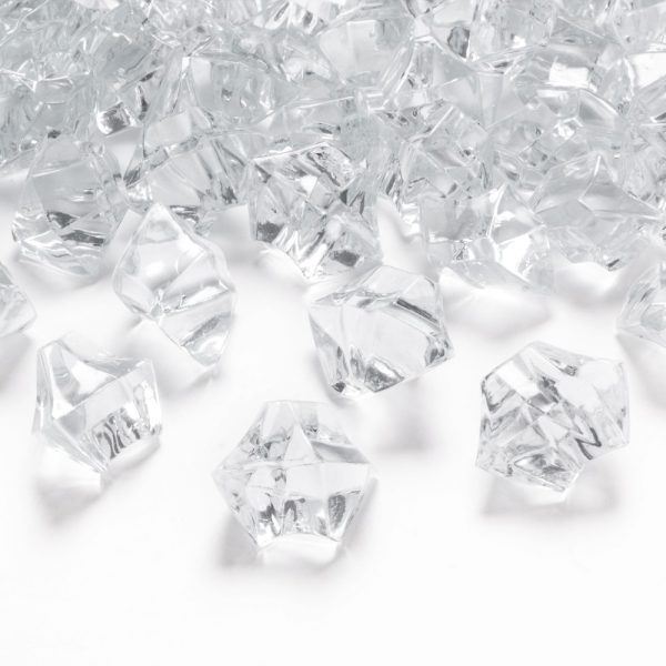 Krystaller, Gennemsigtig (50 stk)