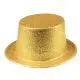 Guld hat med glitter