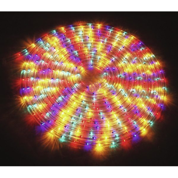 Gummi LED Lys, 9 meter 230V – Mix 2