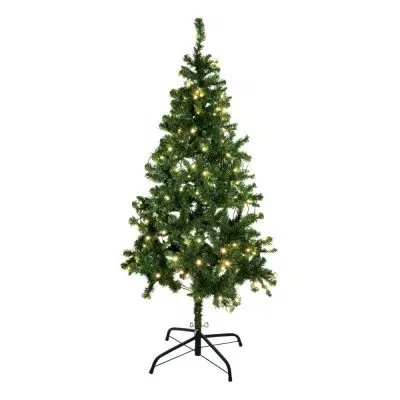 Juletræ med LED lys (210 cm)
