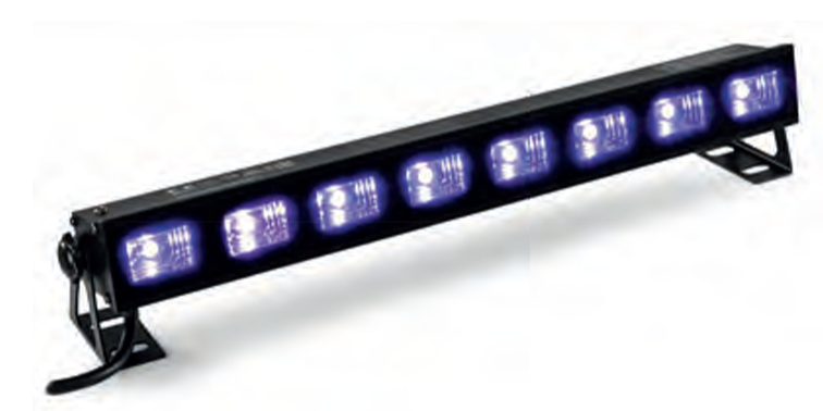 UV LED Bar 8 x 3  W