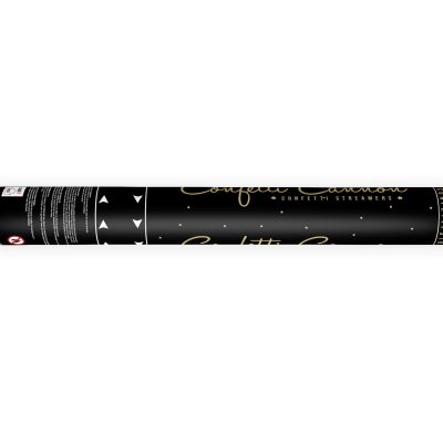 Konfettirør 40 cm – Guld Streamer.